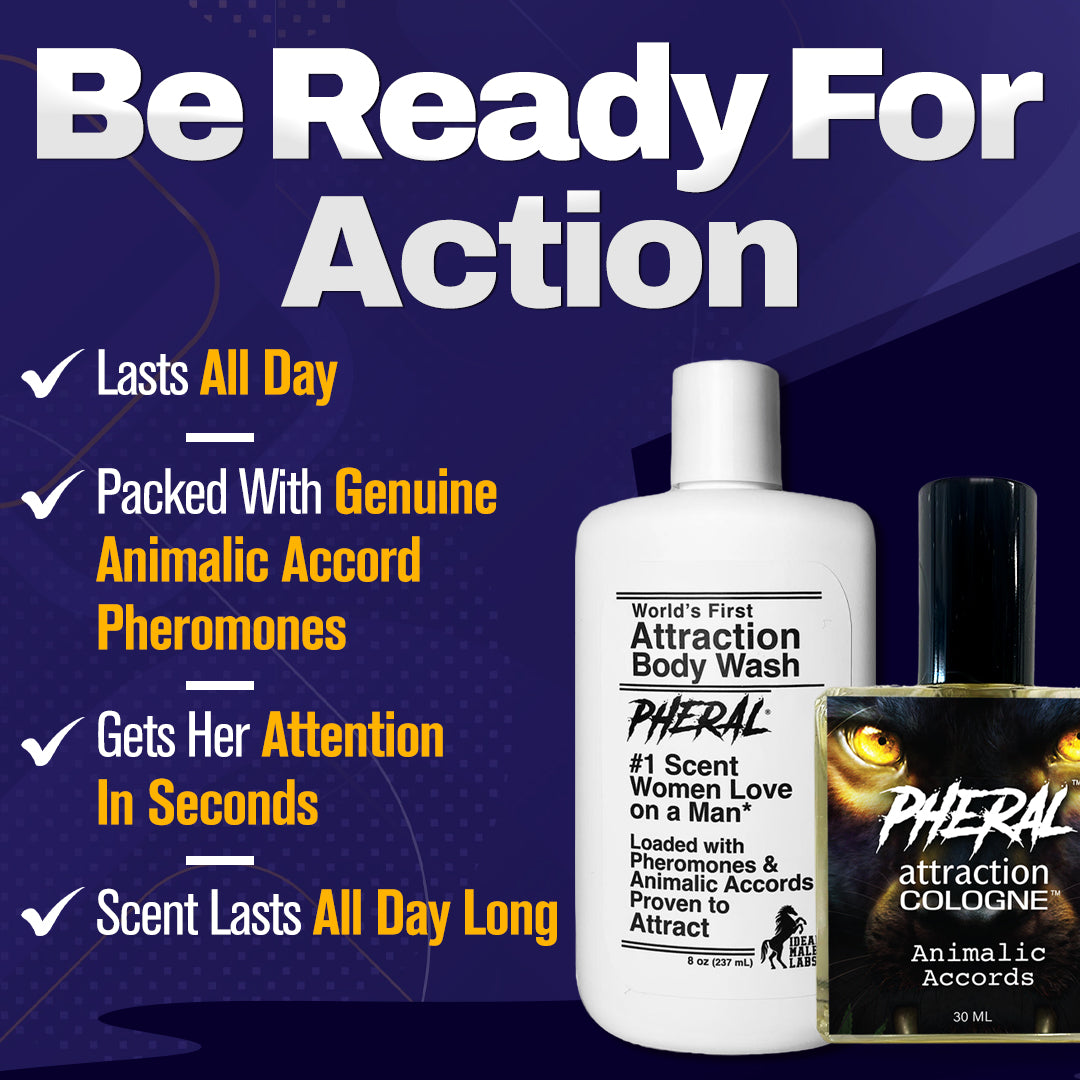 Pheral® Attraction Bundle: Cologne + Body Wash